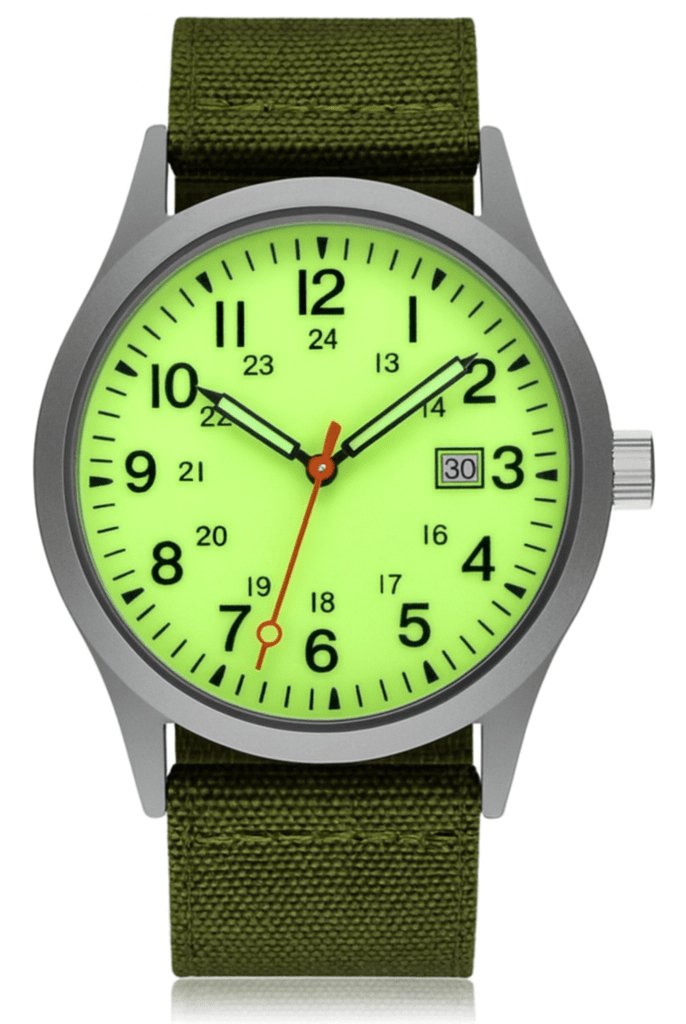 Mason | Military Field Watch – Tactical Nylon Strap & Luminous Dial - Mason Luxor