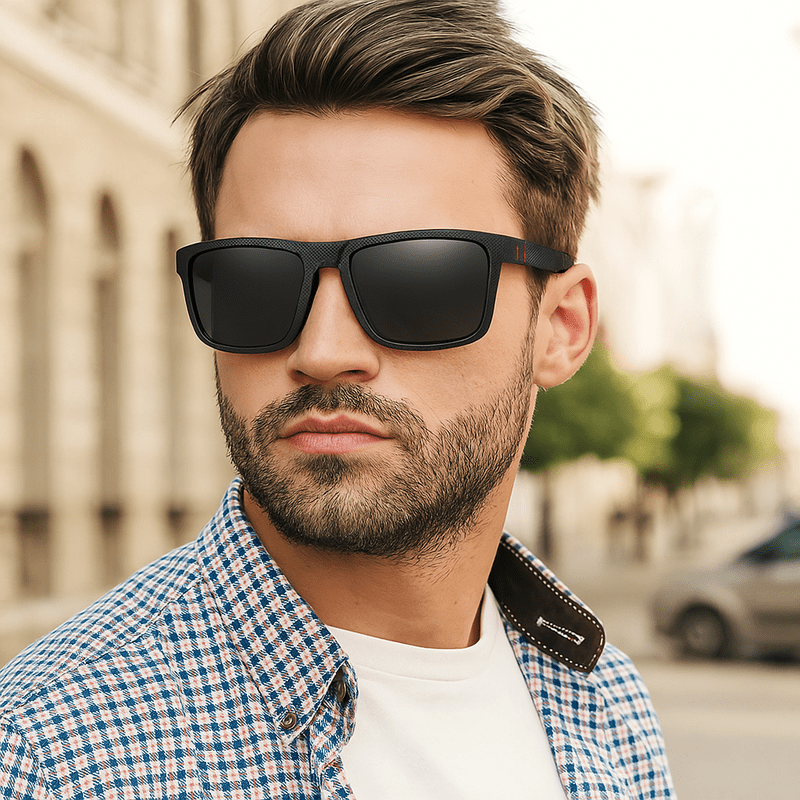 Mason | Polarized Sunglasses for Men, Lightweight Sun Glasses with UV Protection for Driving Fishing Golf - Mason Luxor Men Fashion