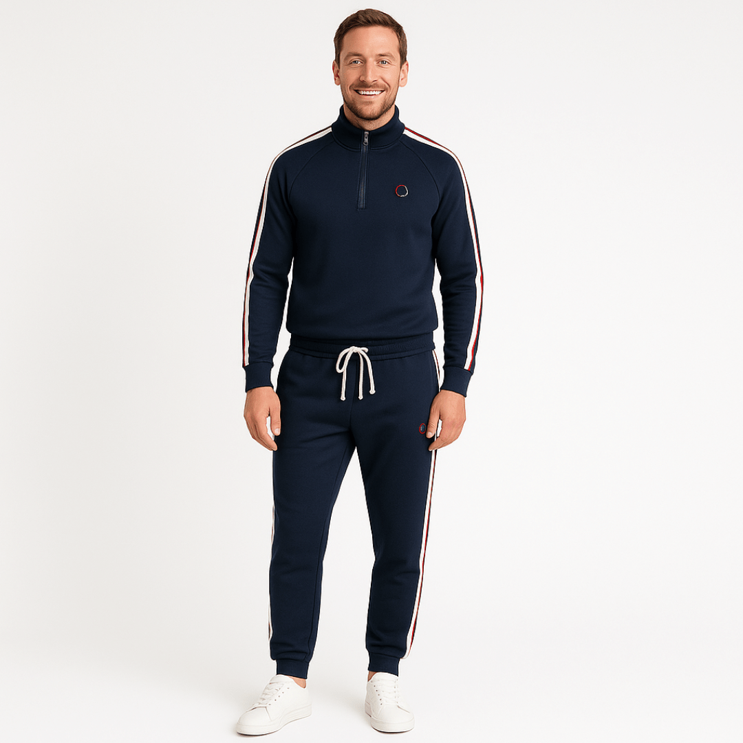 Men Tracksuits with Side Stripes | Set - Mason Luxor