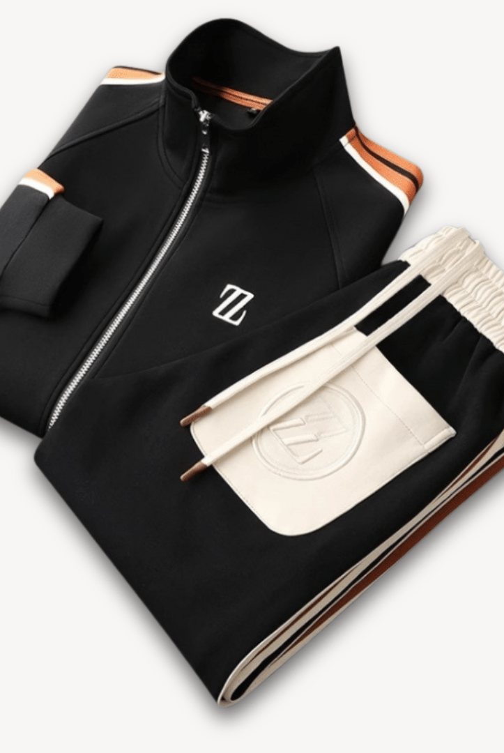 Men Tracksuits with Zip Up Jacket | Set - Mason Luxor