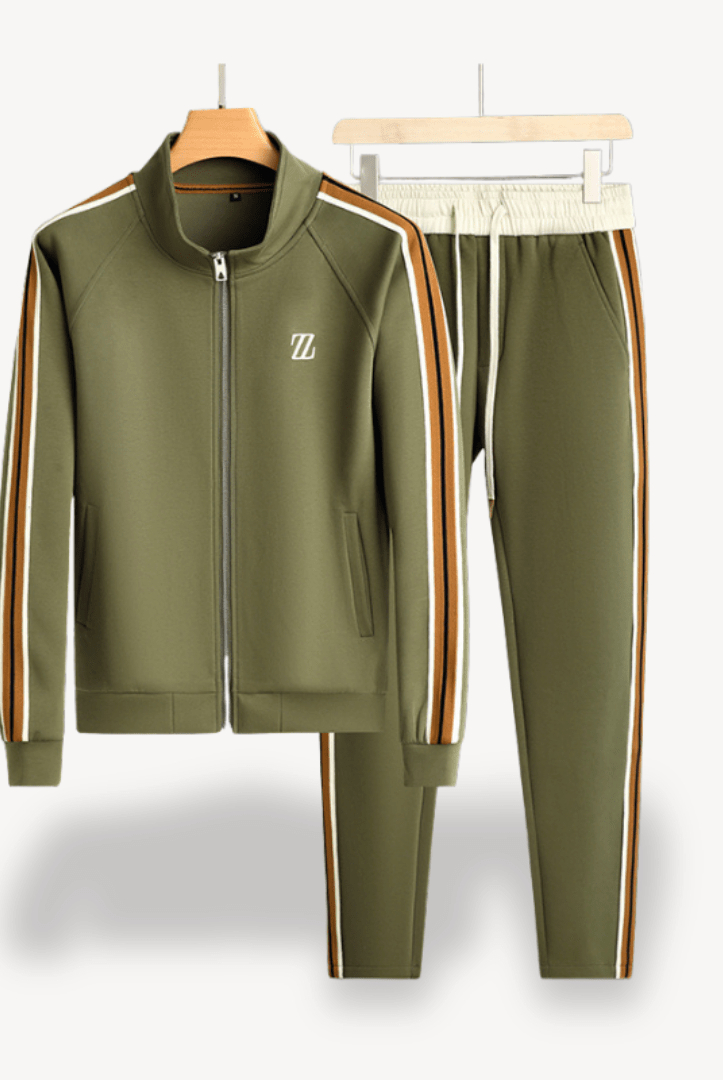 Men Tracksuits with Zip Up Jacket | Set - Mason Luxor