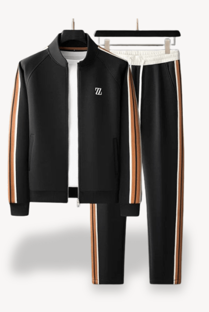 Men Tracksuits with Zip Up Jacket | Set - Mason Luxor