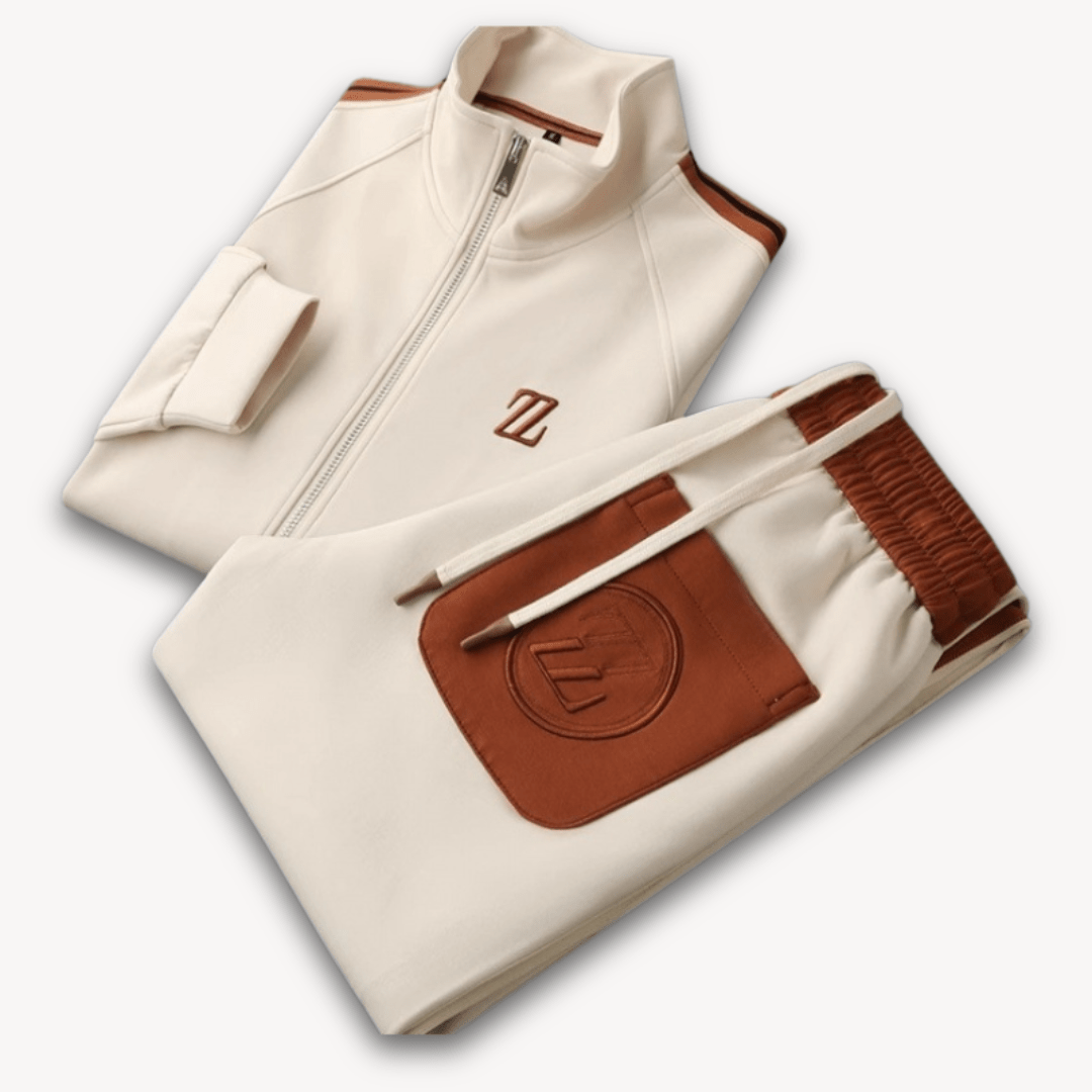 Men Tracksuits with Zip Up Jacket | Set - Mason Luxor