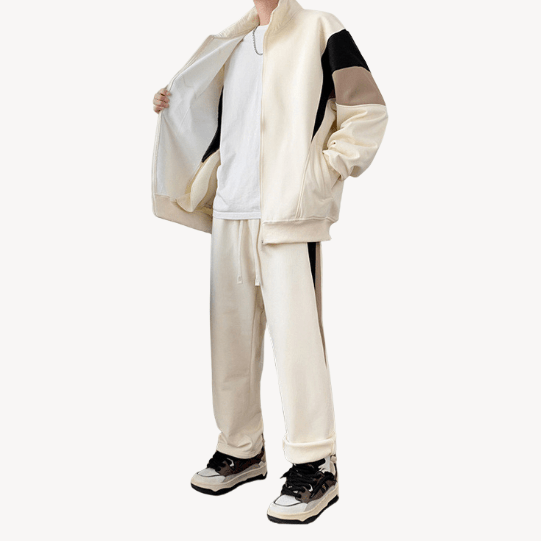 Men Winter Tracksuits With Contrast Stripe Detail | Set - Mason Luxor