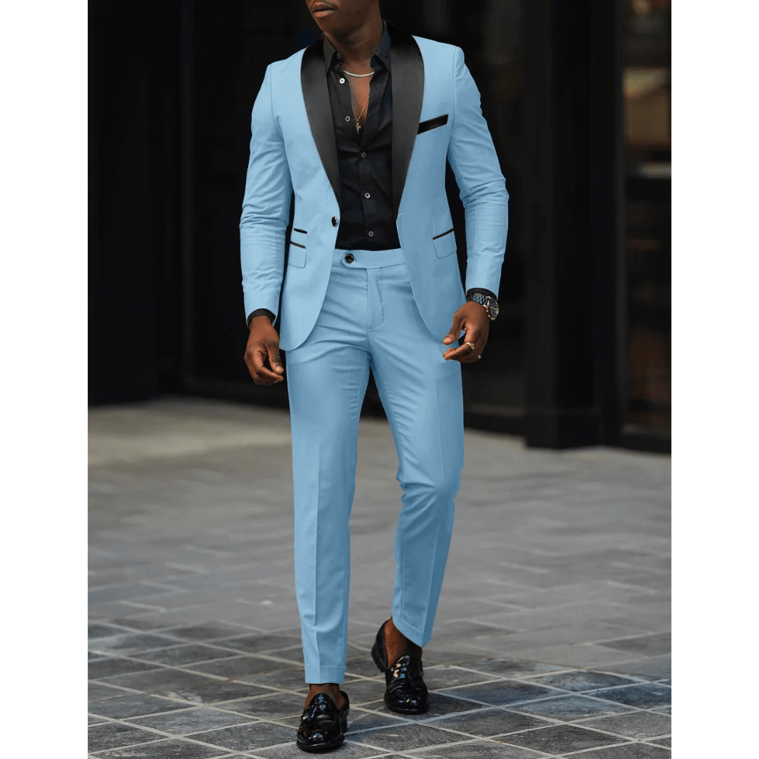 Men’s 2 - Piece Wedding Suits With Shawl Lapel Design | Tailored - Mason Luxor