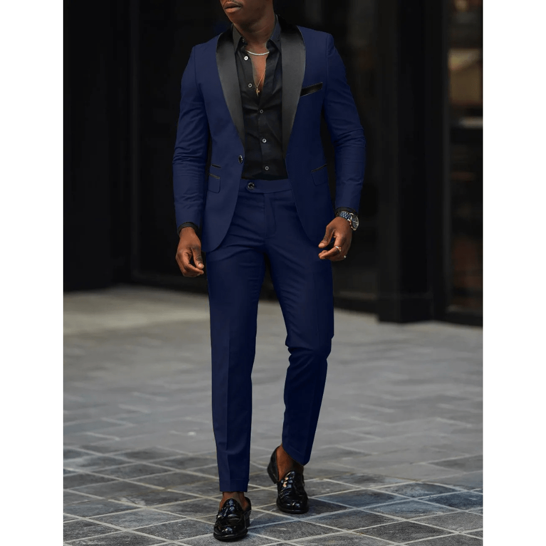 Men’s 2 - Piece Wedding Suits With Shawl Lapel Design | Tailored - Mason Luxor