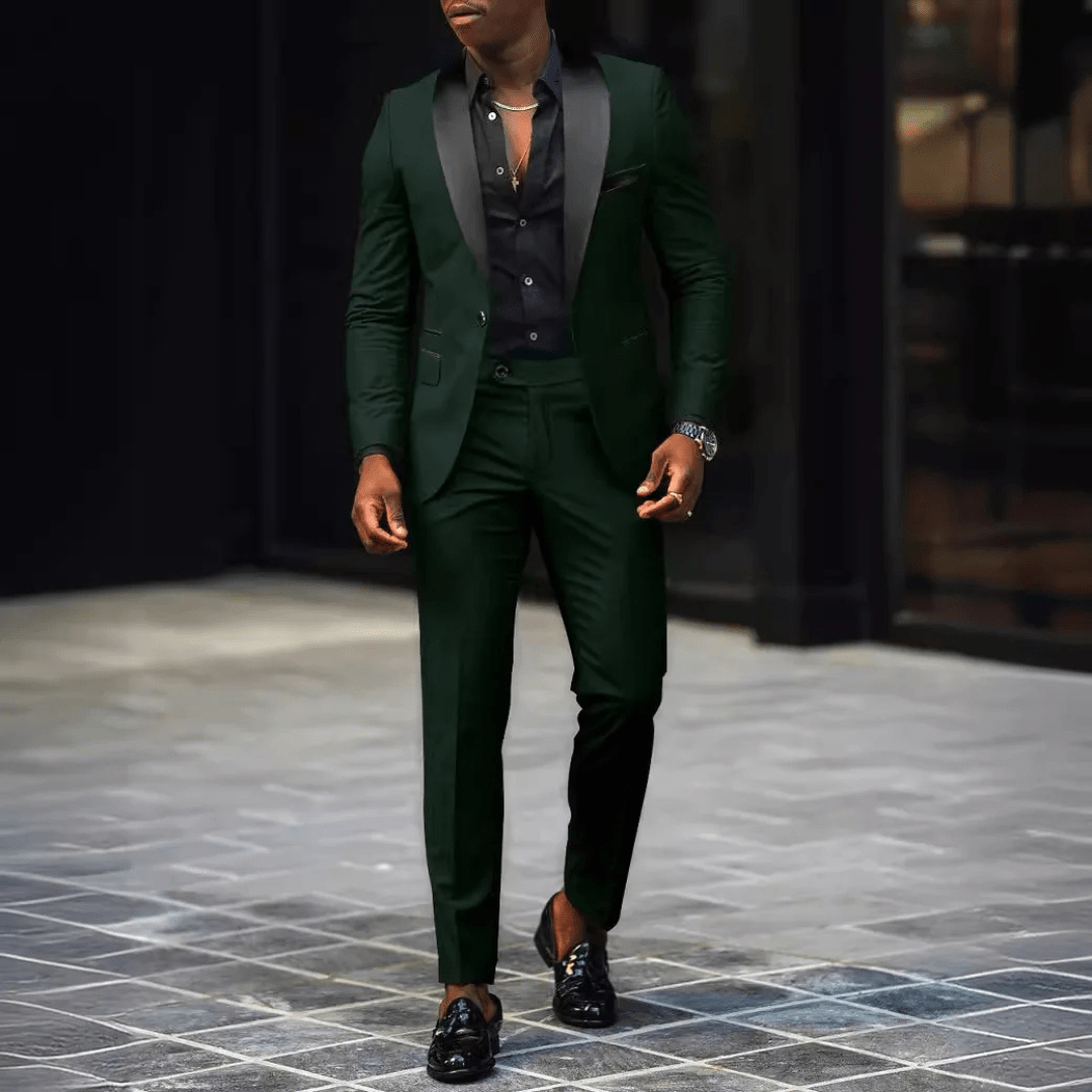 Men’s 2 - Piece Wedding Suits With Shawl Lapel Design | Tailored - Mason Luxor
