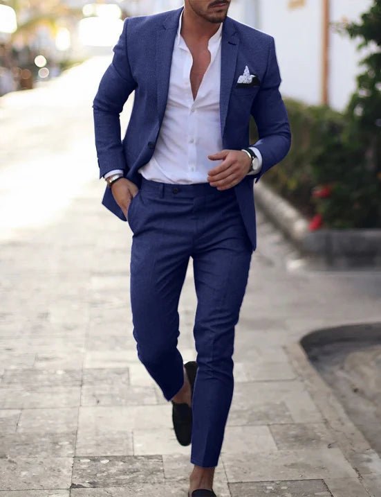 Men’s 2 - Piece Wedding Suits With Slim - Fit Design | Tailored - Mason Luxor