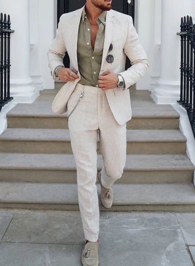 Men’s 2 - Piece Wedding Suits With Slim - Fit Design | Tailored - Mason Luxor