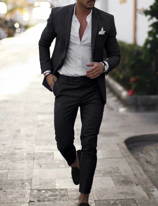 Men’s 2 - Piece Wedding Suits With Slim - Fit Design | Tailored - Mason Luxor