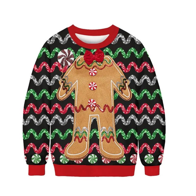 Men’s 3D Christmas Jumper With Festive Prints | Novelty - Mason Luxor
