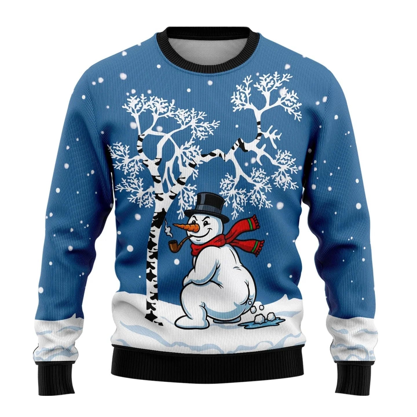 Men’s 3D Christmas Jumper With Funny Festive Prints | Novelty - Mason Luxor