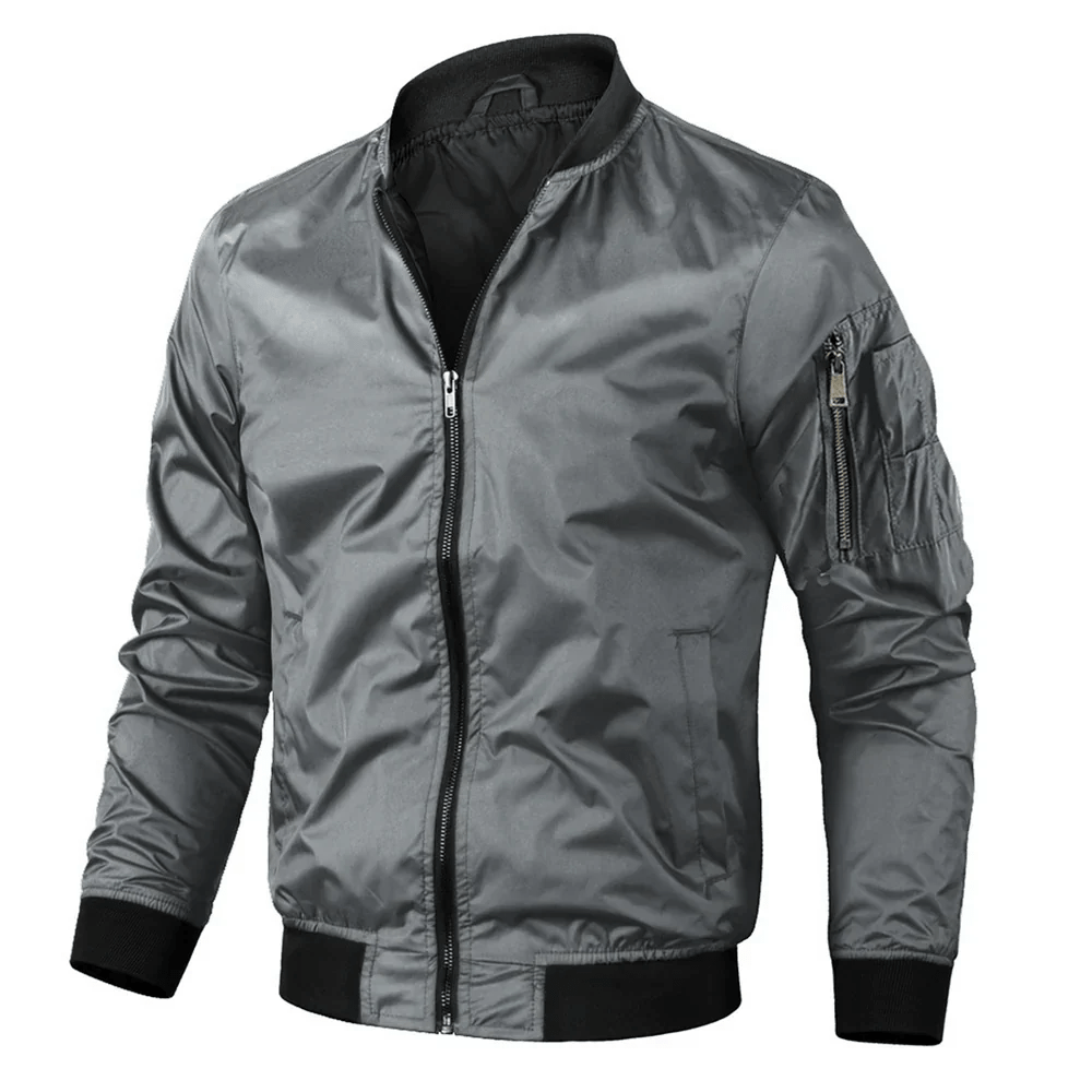 Men’s Bomber Jacket With Black Trim | Casual - Mason Luxor
