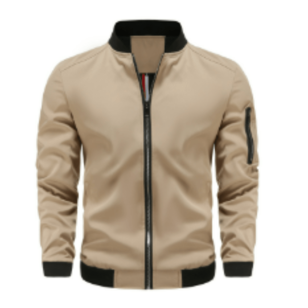 Men’s Bomber Jacket With Zip Front Design | Winter - Mason Luxor