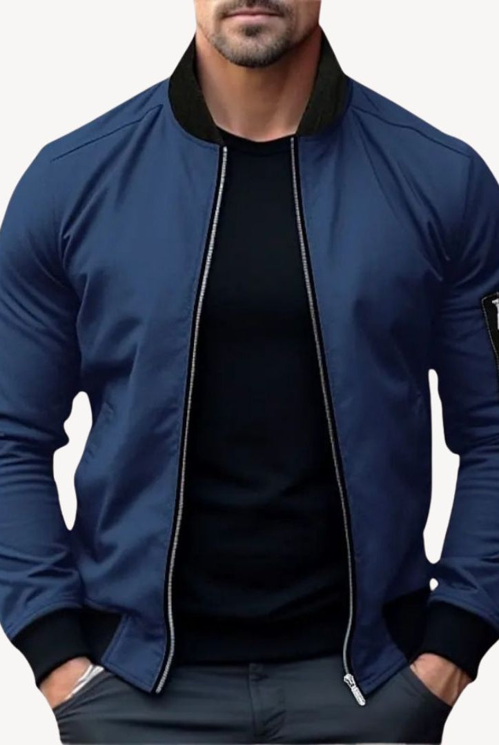 Men’s Bomber Jacket With Zip Pocket | Winter - Mason Luxor
