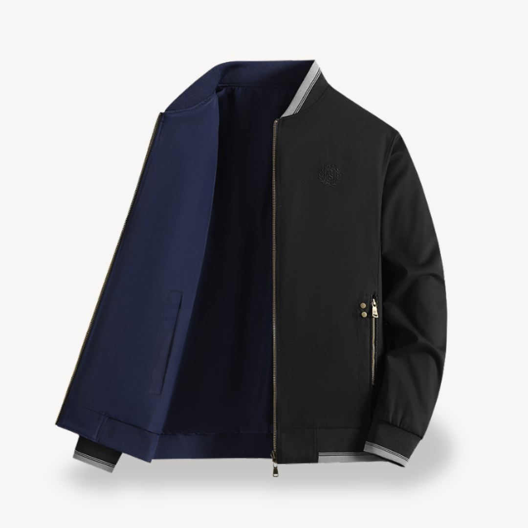 Men’s Bomber Jacket with Zip Pockets | All Season - Mason Luxor
