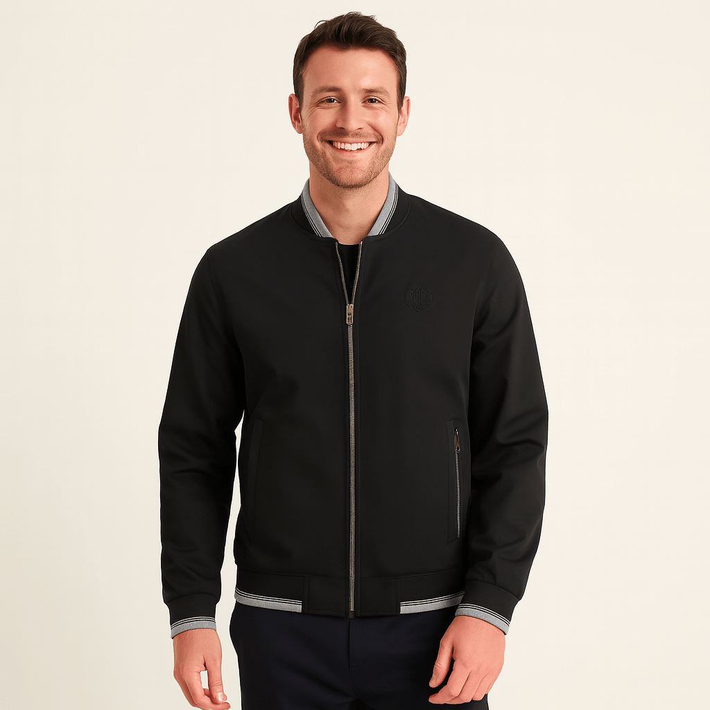 Men’s Bomber Jacket with Zip Pockets | All Season - Mason Luxor