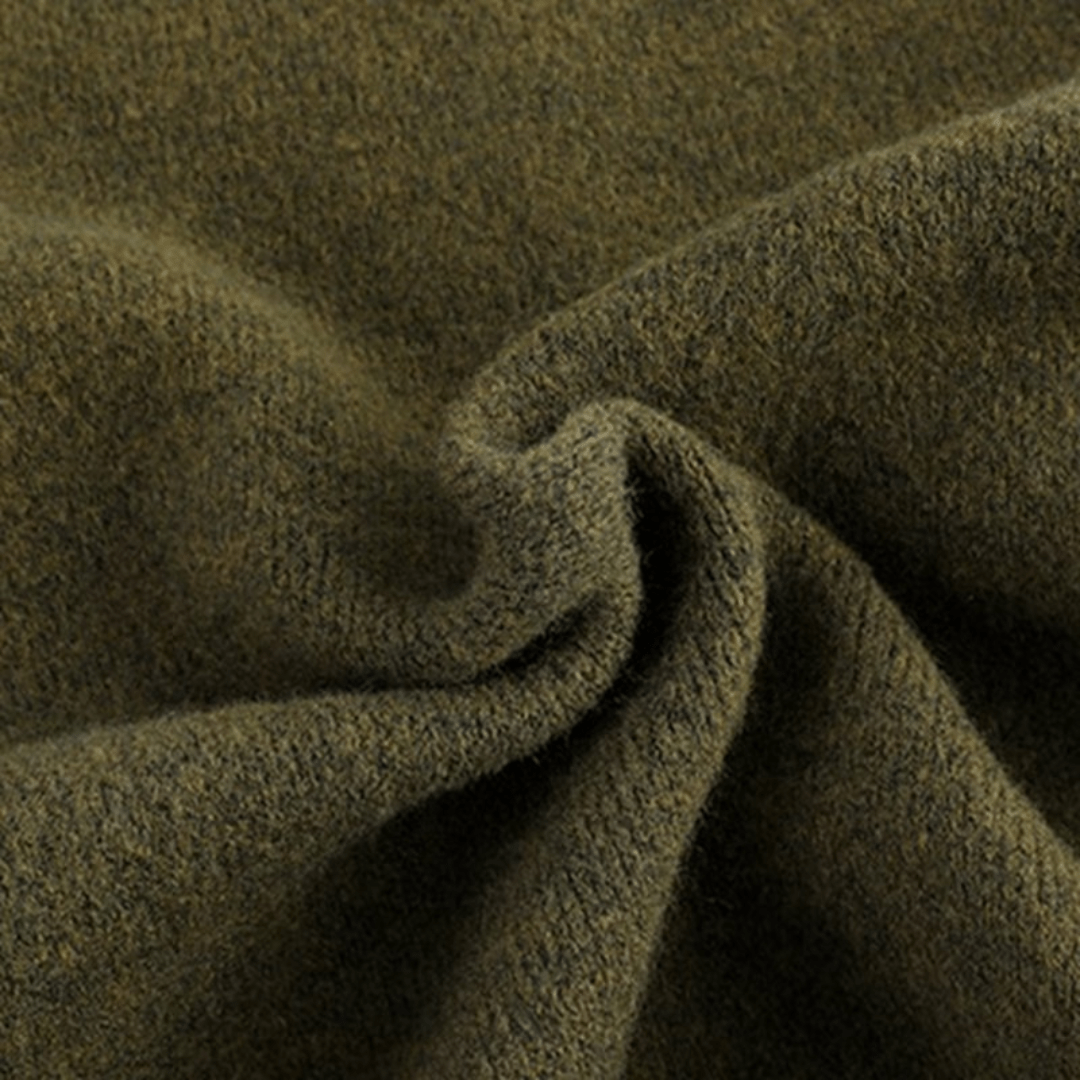 Men’s Cardigan with Button Front | Crew Neck - Mason Luxor