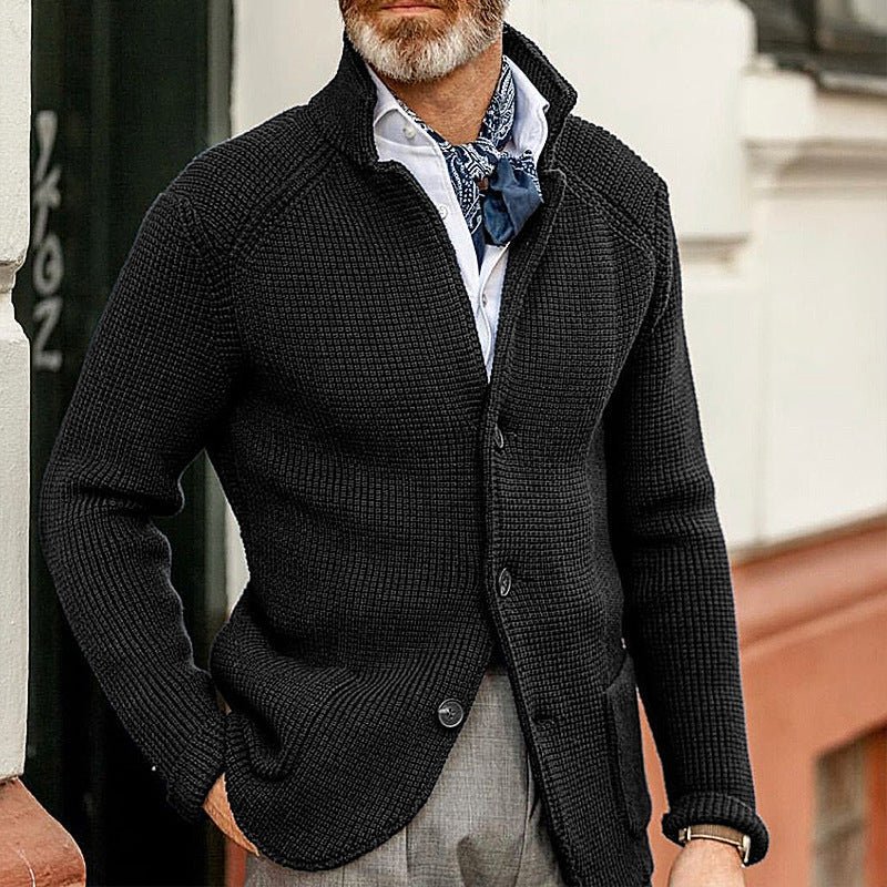 Men’s Cardigan With Tailored Fit | Knit - Mason Luxor