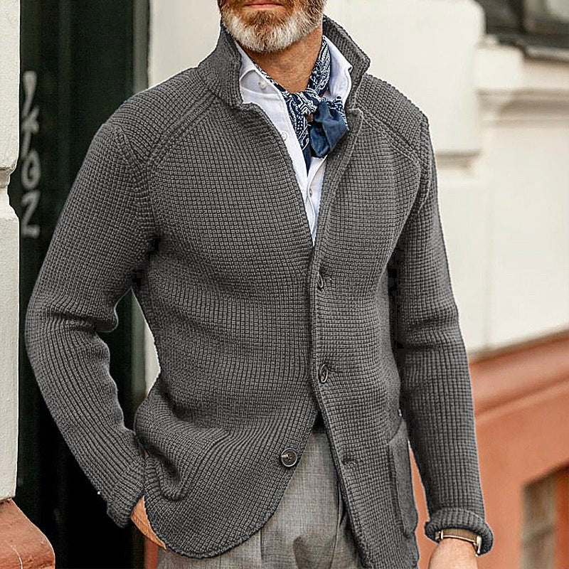 Men’s Cardigan With Tailored Fit | Knit - Mason Luxor