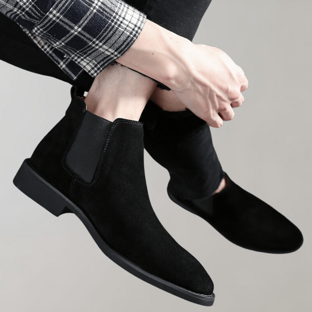 Men’s Chelsea Boots With Elastic Sides | Classic - Mason Luxor