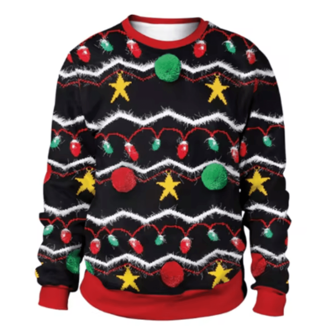 Men’s Christmas Jumper With Playful Seasonal Designs | Funny - Mason Luxor