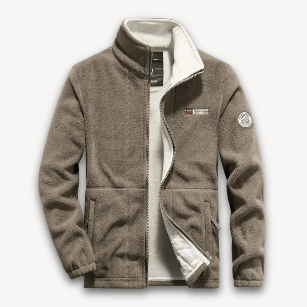 Men’s Fleece Jacket with Soft Lining | Winter - Mason Luxor