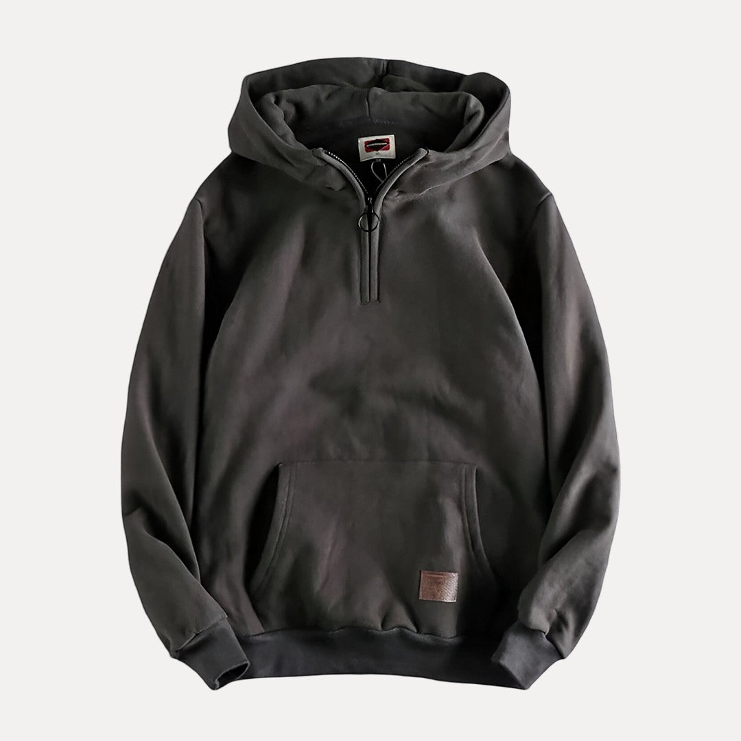 Men’s Half Zip Hoodies with Front Pocket | Casual - Mason Luxor