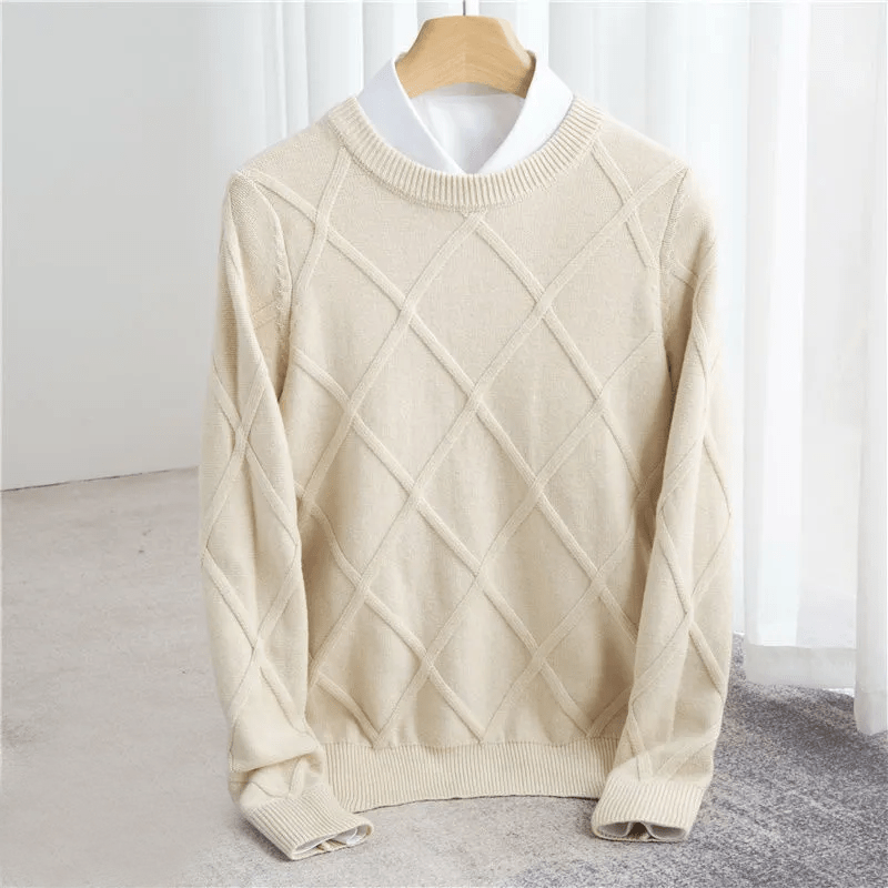 Men’s Jumpers With Diamond Pattern | Winter - Mason Luxor