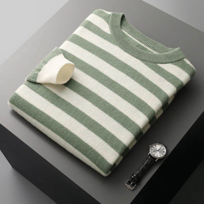 Men’s Jumpers With Stripe Design | Winter - Mason Luxor