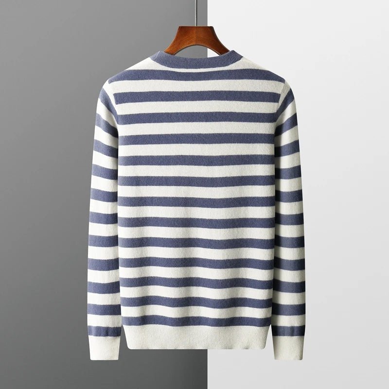 Men’s Jumpers With Stripe Design | Winter - Mason Luxor