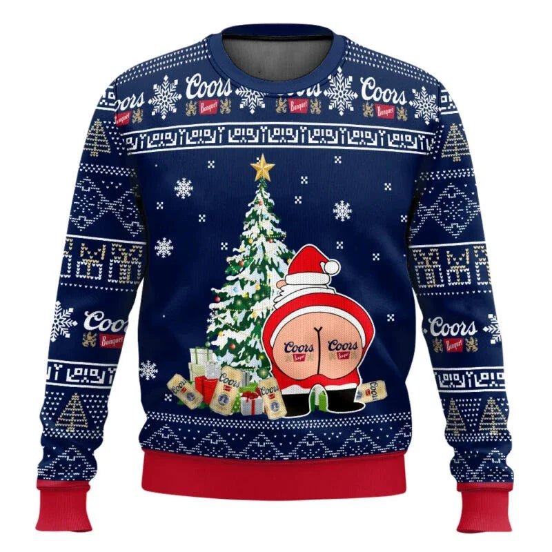 Men’s Knitted Christmas Jumper With Santa Quote | Funny - Mason Luxor