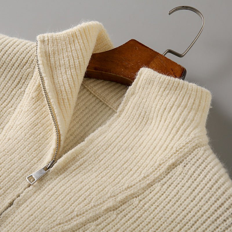 Men’s Knitted Jumpers With Half Zip | Winter - Mason Luxor