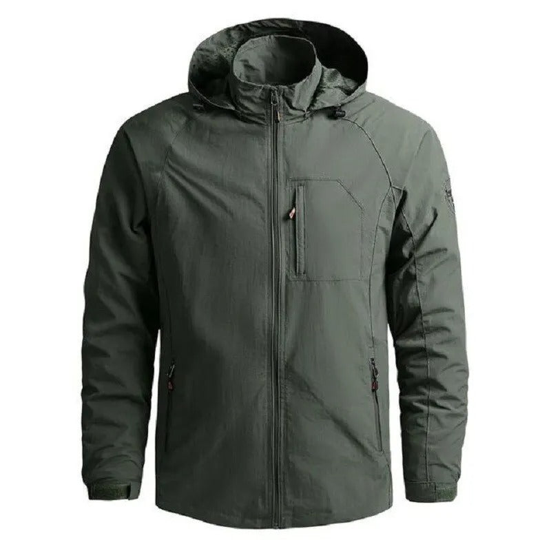 Men’s Lightweight Windbreaker With Zip Pockets | Casual - Mason Luxor