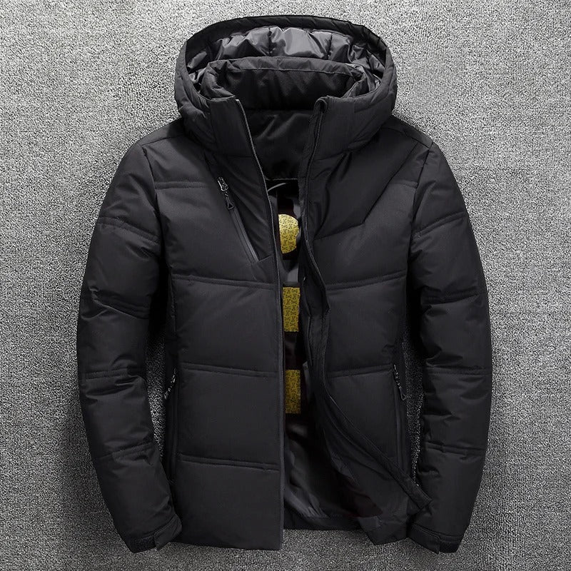 Men’s Quilted Puffer Jacket With Pockets | Winter - Mason Luxor