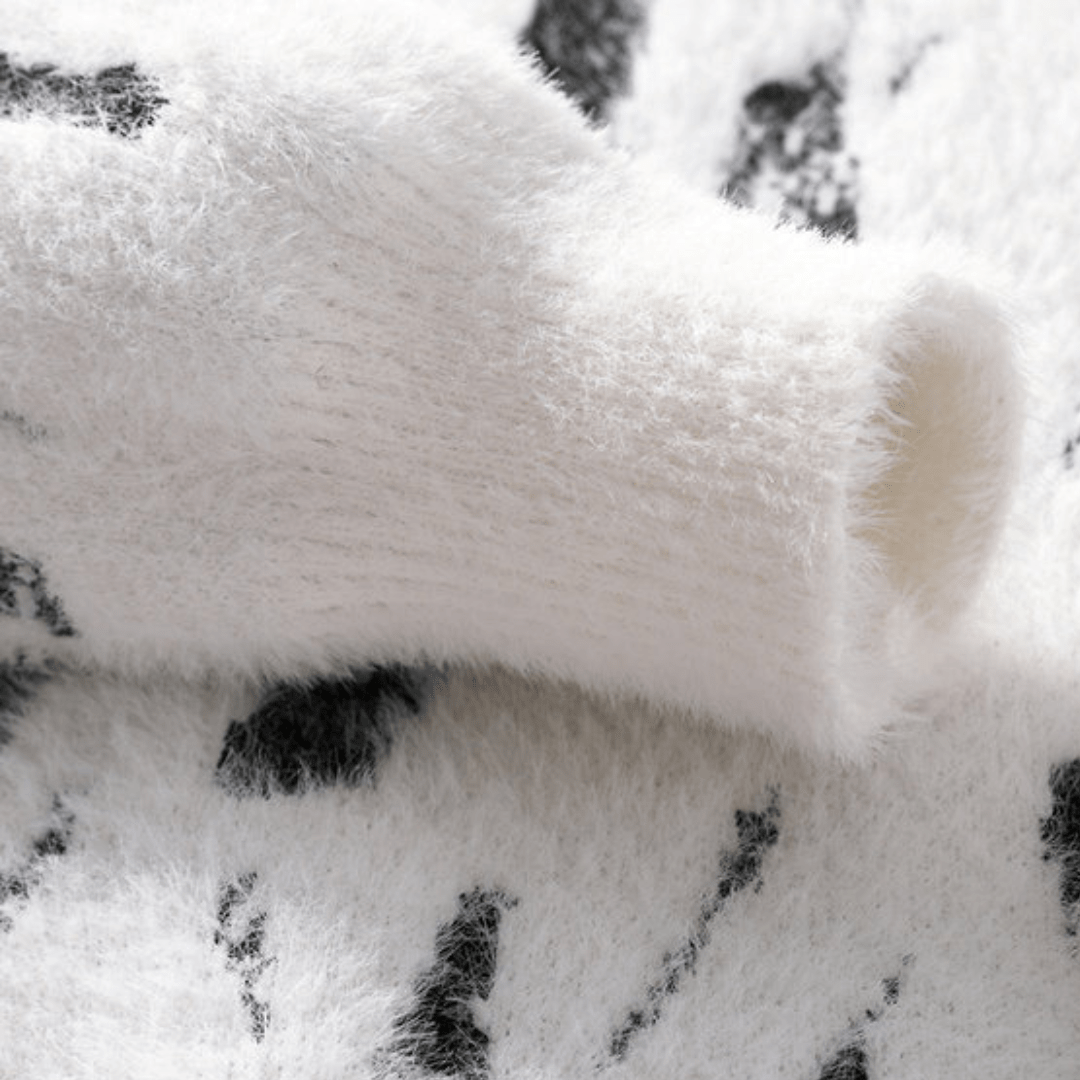 Men’s Sweater with Abstract Pattern | Fluffy - Mason Luxor