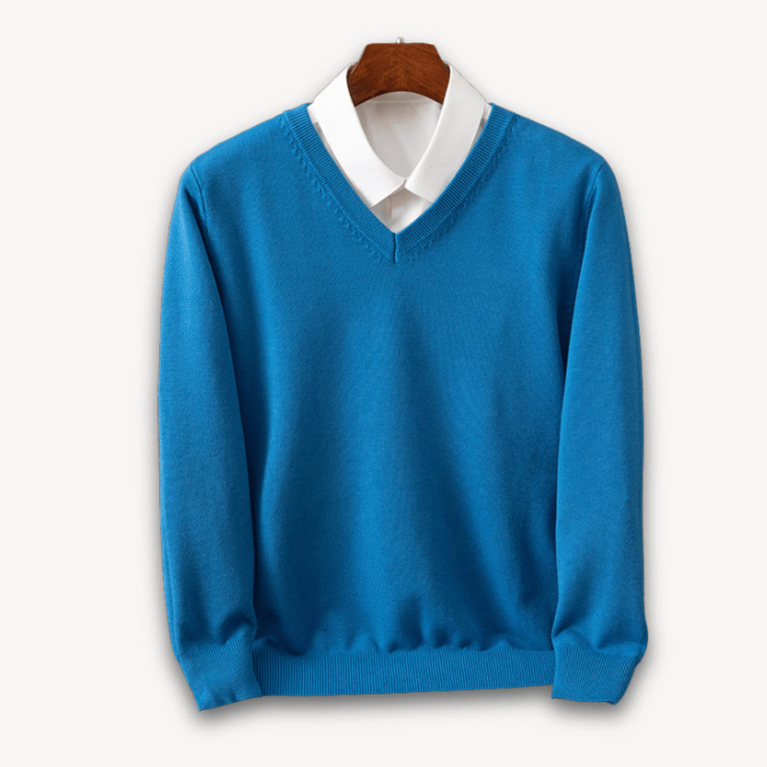 Men’s Sweater with Long Sleeve | Knit - Mason Luxor