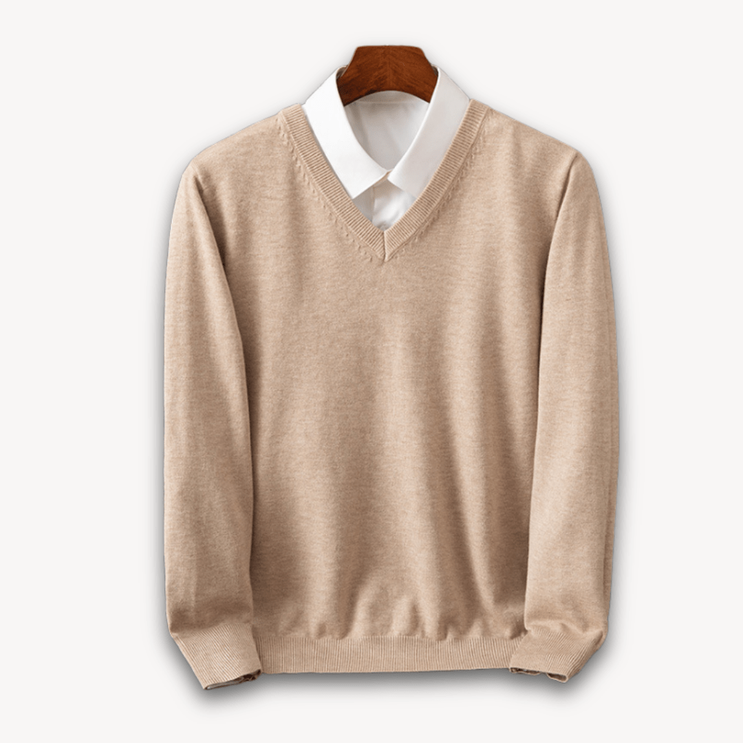 Men’s Sweater with Long Sleeve | Knit - Mason Luxor