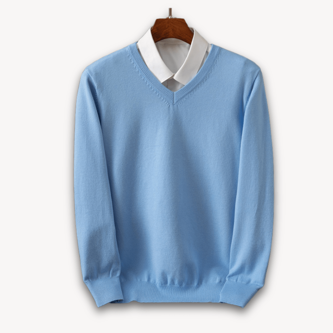 Men’s Sweater with Long Sleeve | Knit - Mason Luxor