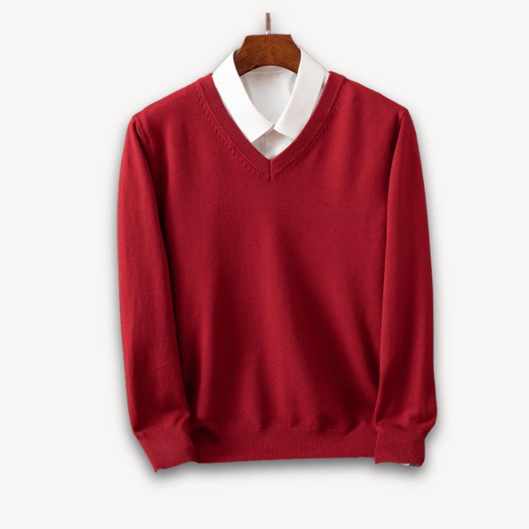 Men’s Sweater with Long Sleeve | Knit - Mason Luxor