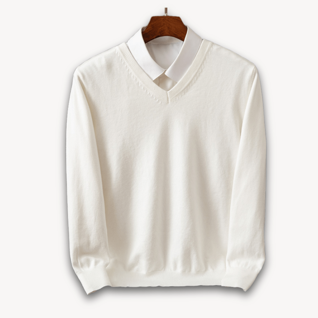 Men’s Sweater with Long Sleeve | Knit - Mason Luxor