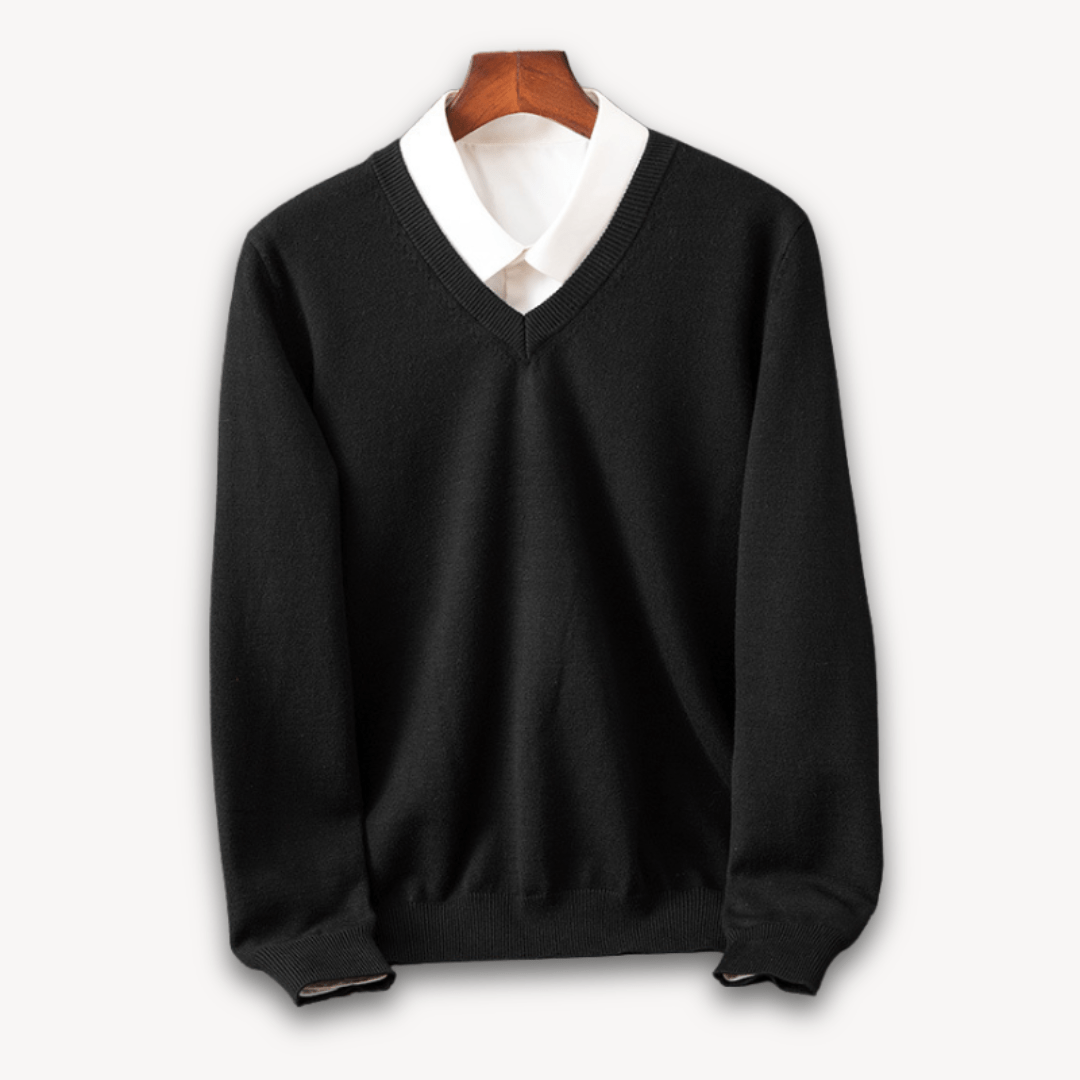 Men’s Sweater with Long Sleeve | Knit - Mason Luxor