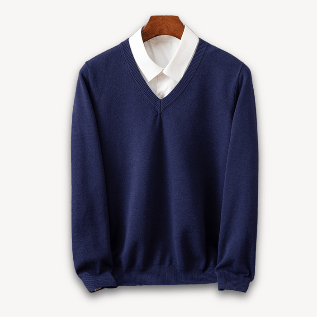 Men’s Sweater with Long Sleeve | Knit - Mason Luxor