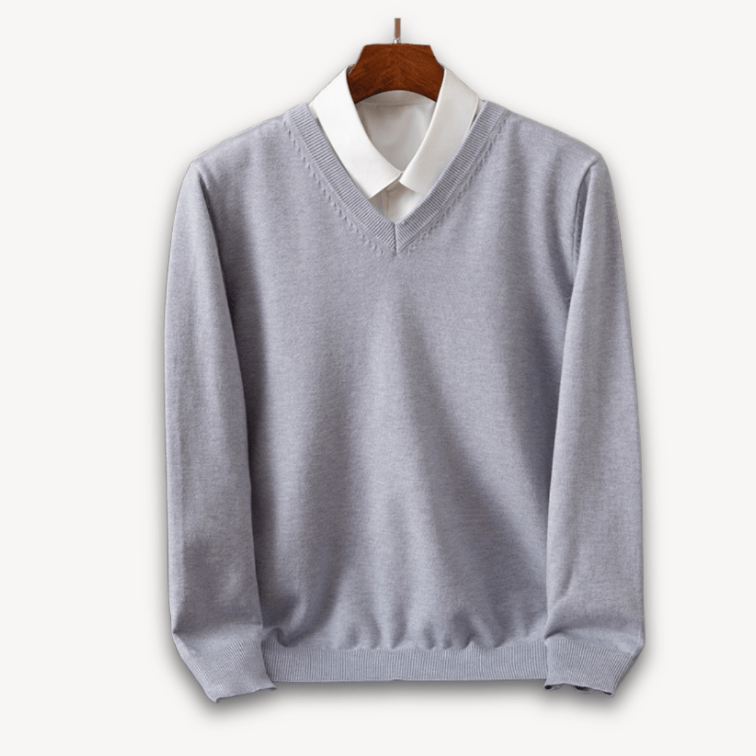 Men’s Sweater with Long Sleeve | Knit - Mason Luxor