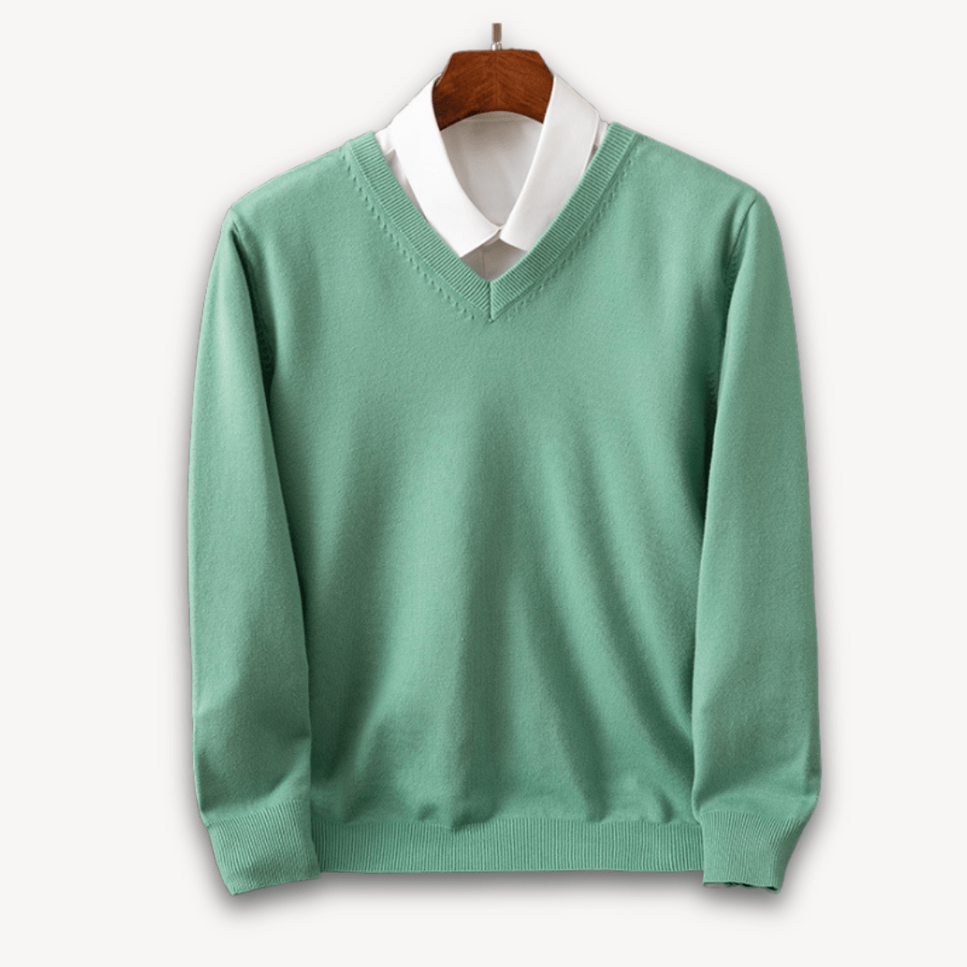 Men’s Sweater with Long Sleeve | Knit - Mason Luxor