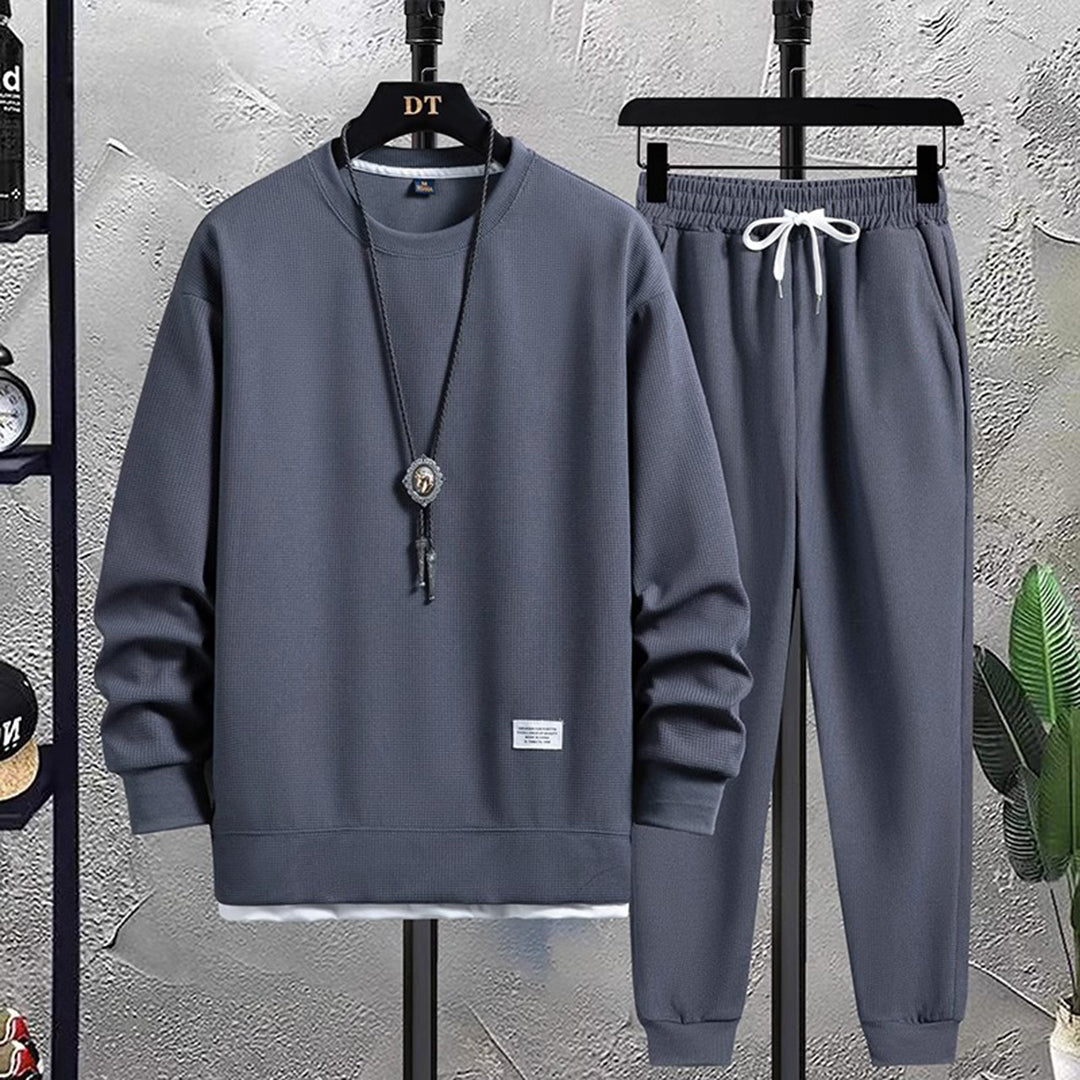 Men’s Tracksuits With Crew Neck Top | Set - Mason Luxor