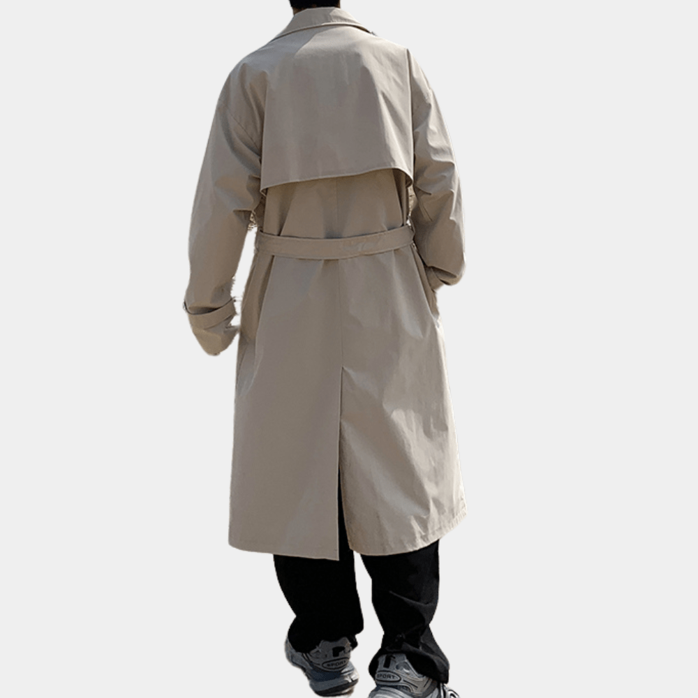 Men’s Trench Coat With Double Buttons | Casual - Mason Luxor
