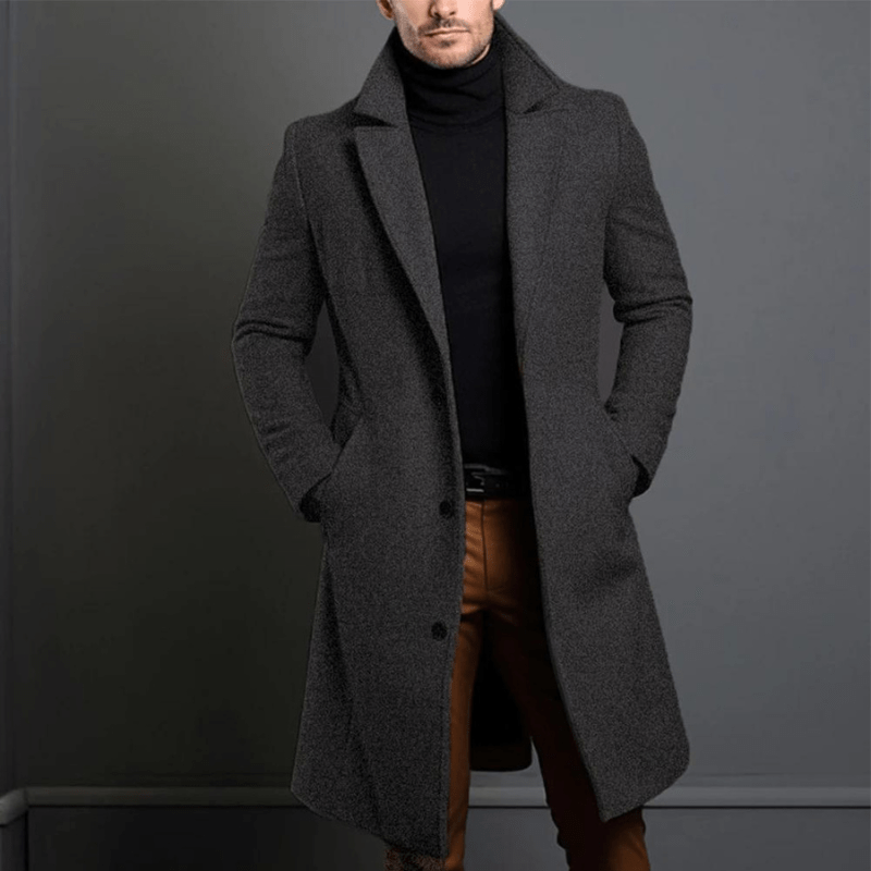 Men’s Trench Coat With Straight Fit | Winter - Mason Luxor