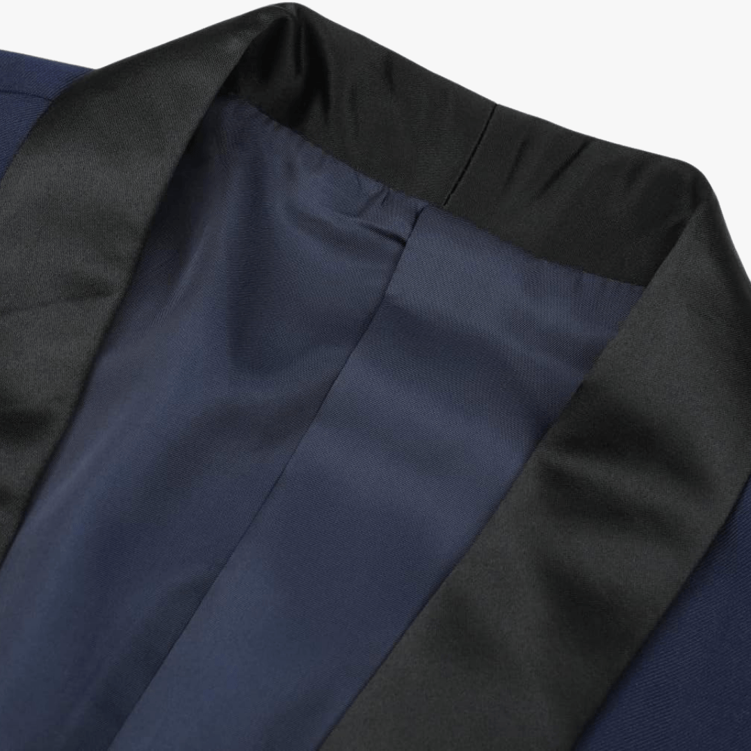 Men's Tuxedo 3 Piece Suit – Jacket, Waistcoat & Trousers - Mason Luxor