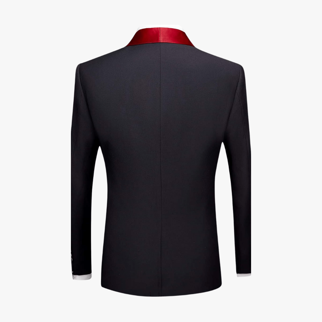 Men's Tuxedo 3 Piece Suit – Jacket, Waistcoat & Trousers - Mason Luxor